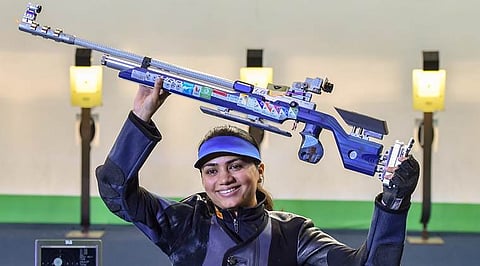 Indian shooter Apurvi Chandela Attains Top Position
