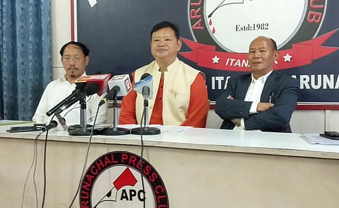BJP election committee chairman Tame Phassang appeals for calm polls