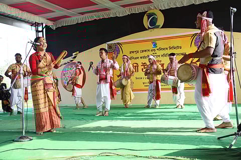 Bohagi Utsav at BCPL township concludes with an enthralling performance by singers Dimpi Sonowal and Chandan Das