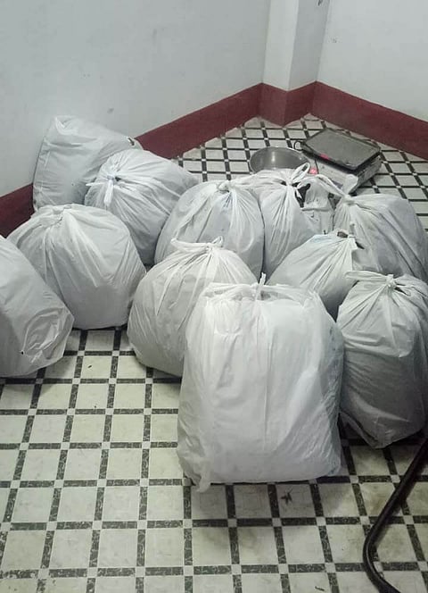 Huge consignment of Illegally smuggled cannabis seized from a Tezpur-Guwahati bound car