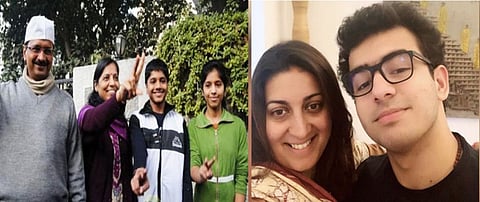 Arvind Kejriwal & Smriti Irani’s son comes out with flying colours in CBSE Class 12 board exams