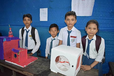Day-long Science exhibition held at Tangla Adarsha Vidyapith concludes