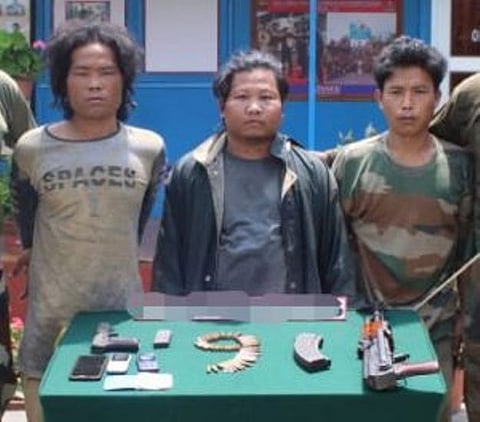 Assam Rifles busts extortion network, arrests three NSCN (R) cadres in Changlang