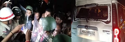 Himanta Biswa Sarma's convoy attacked by alleged TMC workers in West Bengal