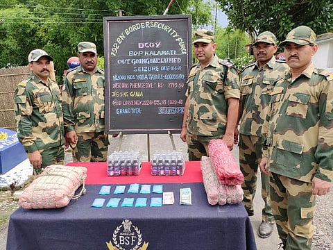 BSF seized Yaba Tablets worth Rs 3,43,384 from Coochbehar