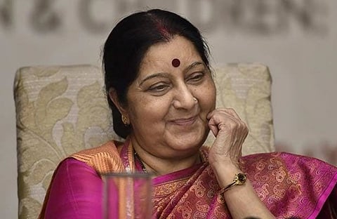 Sushma Swaraj calls the news of her appointment as Andhra governor false