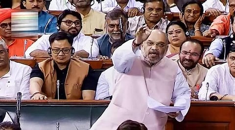 Amit Shah attacks Congress blaming Jawaharlal Nehru for giving PoK portion to Pakistan