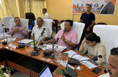 Meghalaya CM Conrad K Sangma Chairs Review Meeting With Deputy Commissioners