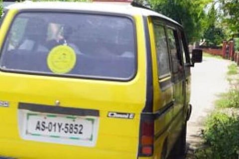 Close shave for Jorhat Don Bosco school students as school van loses control