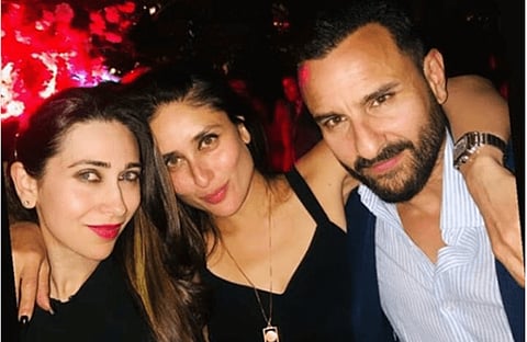 Watch Pics - Saif Ali Khan, Kareena Kapoor And Karisma Kapoor Party Hard In London