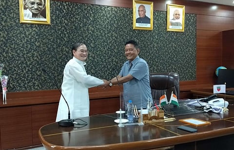 Arunachal Congress MLA Nabam Tuki Takes Oath In Itanagar