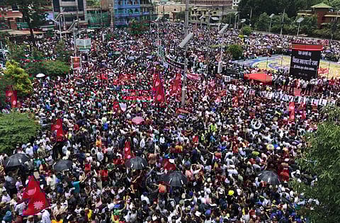 Thousands Protest In Nepal Against Controversial Bill