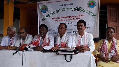 Srimanta Sankardeva International Mission to focus on Sankari culture, organized a press meet in Udalguri
