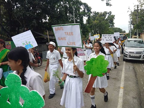 Delhi Public School, Baihata Chariali takes out rallies to create environmental awareness on the eve of World Environmental Day