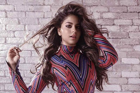 Bollywood superstar Shah Rukh Khan's daughter Suhana Khan soaks in the sunset