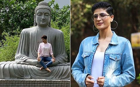 Tahira Kashyap Apologises For Sitting On Buddha Statue