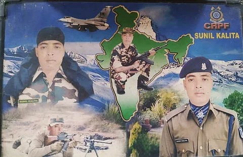 Mortal Remains of CRPF Jawan Sunil Kalita reached LGBI Airport Today