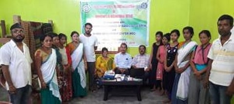 Workshop in Lakhimpur on Mising tribal textiles' sample product development