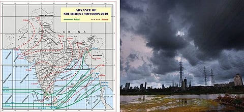 Advancement of South-West Monsoon, Widespread rain and Thunderstorms likely to occur in Northeast