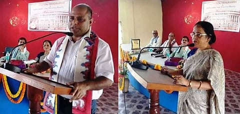 Silchar BJP MP Dr Rajdeep Roy, His Mother Bani Roy Honoured
