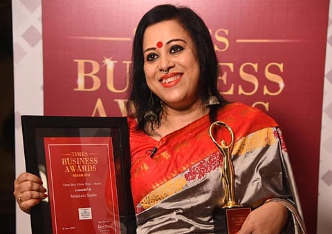 Sanjukta Dutta Wins Times Best Ethnic Wear Assam Award