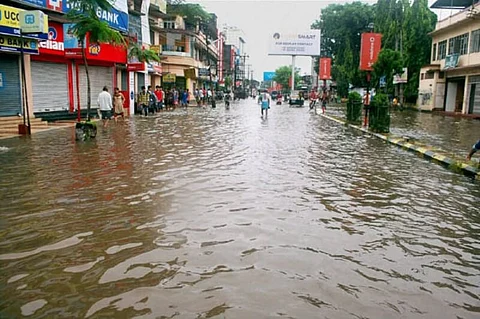 Dibrugarh town reels under flash floods for incessant rain