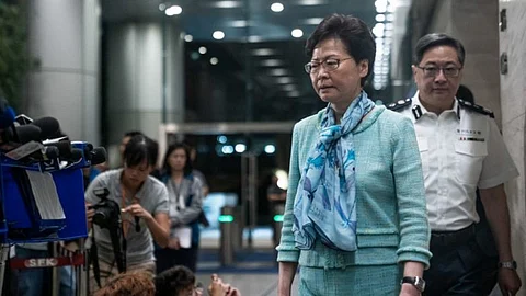 Hong Kong Leader Slams ‘Thugs’ Who Attacked Police During Clashes