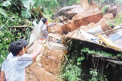 Landslide Havoc In Guwahati City, One Killed At Kotabari