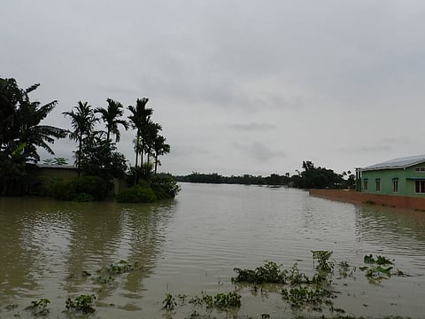 River Noa overflows, several villages in Udalguri district flooded