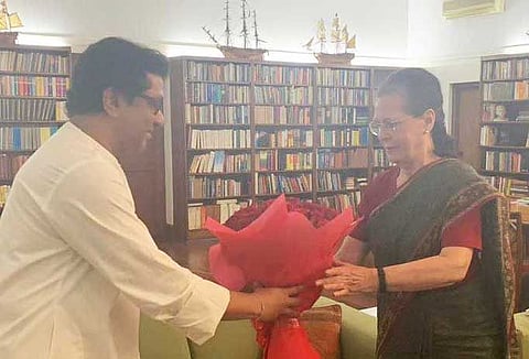 Raj Thackeray Holds Meeting With Congress Leader Sonia Gandhi