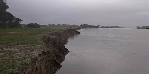 Subansiri erosion wreaks havoc at Ghunasuti area in Lakhimpur district