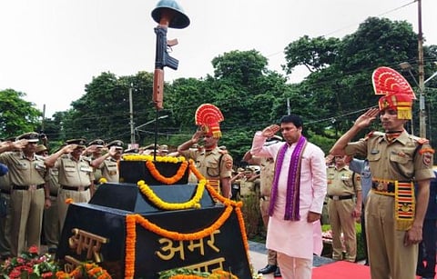 Tripura CM Biplab Kumar Deb Pays Tribute to Kargil Martyrs