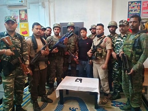 Another ULFA (I) cadre surrenders before Security Forces in Tinsukia