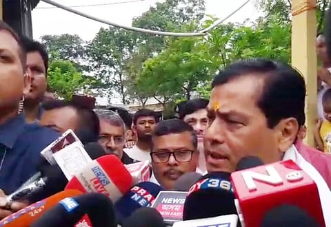 Prime Minister Modi calls Sonowal; takes stock of State Flood Situation