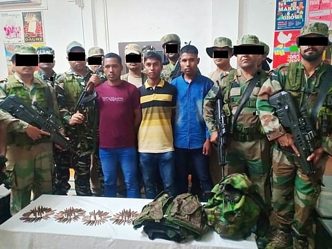 Three ULFA (I) cadres surrenders before Security Forces in Tinsukia