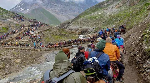 1.90 Lakh Perform Amarnath Yatra In 15 Days