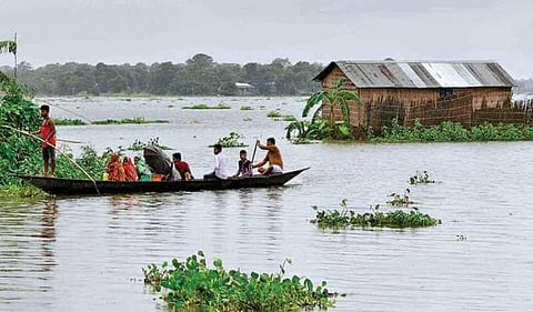 Over 1,19,179 people of 109 villages affected by floods in Golaghat district