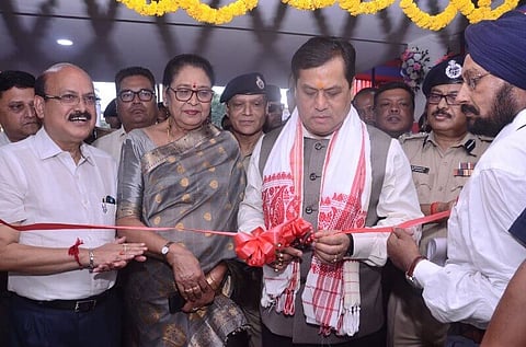 Chief Minister Sarbananda Sonowal Opens Reconstructed Azara Police Station