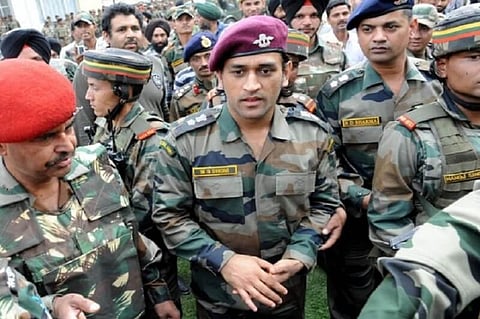MS Dhoni begins Parachute Regiment training, followed by patrol and post duty in Kashmir
