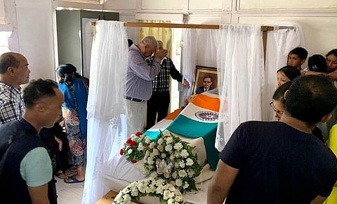 Mortal Remains of Dr. Donkupar Roy Brought to Shillong