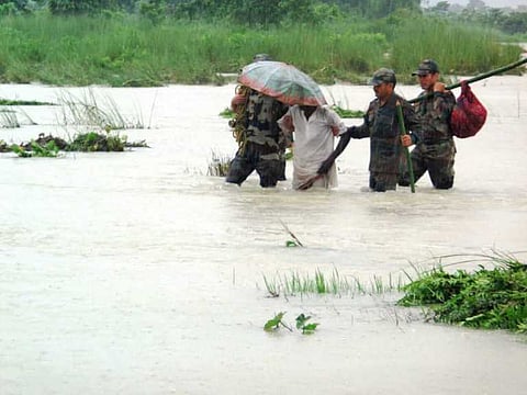 Stranded Villagers in Flood-hit Chirang rescued by Indian Army