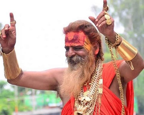 Golden baba returns for his 26th Kanwar Yatra but with lesser gold for poor health