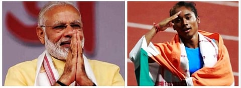 'Golden Girl' Hima Das responds to PM Modi, assures to bring more medals for the country