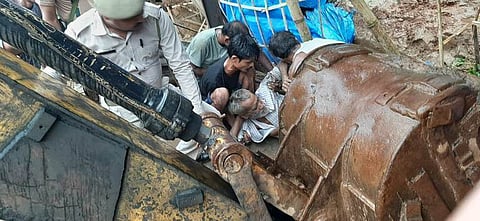 60 year old man severely injured in landslide rescued by Jorabat Police
