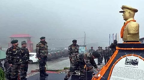 ‘The Iron Man of NATU LA’ Lt Gen Sagat Singh’s Bust Unveiled
