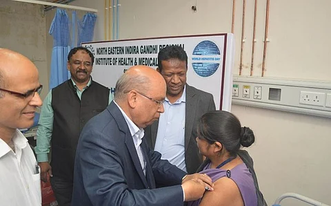 NEIGRIHMS Conducts Free Hepatitis Vaccination Drive in Shillong