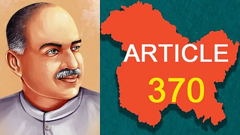 Scrapping of Article 370 Is fulfilment of Mookerjee’s Dream For BJP