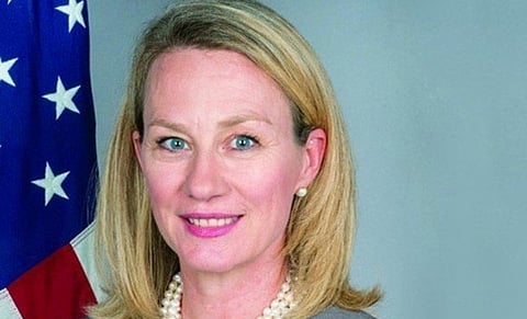 US diplomat Alice Wells arrives in Pakistan