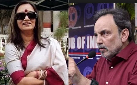 NDTV’s Founders Prannoy Roy & Radhika Roy detained at Mumbai International Airport today