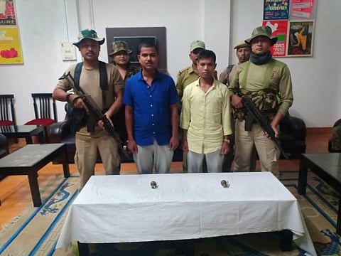 Two ULFA (I) cadres surrendered before Security Forces in Tinsukia